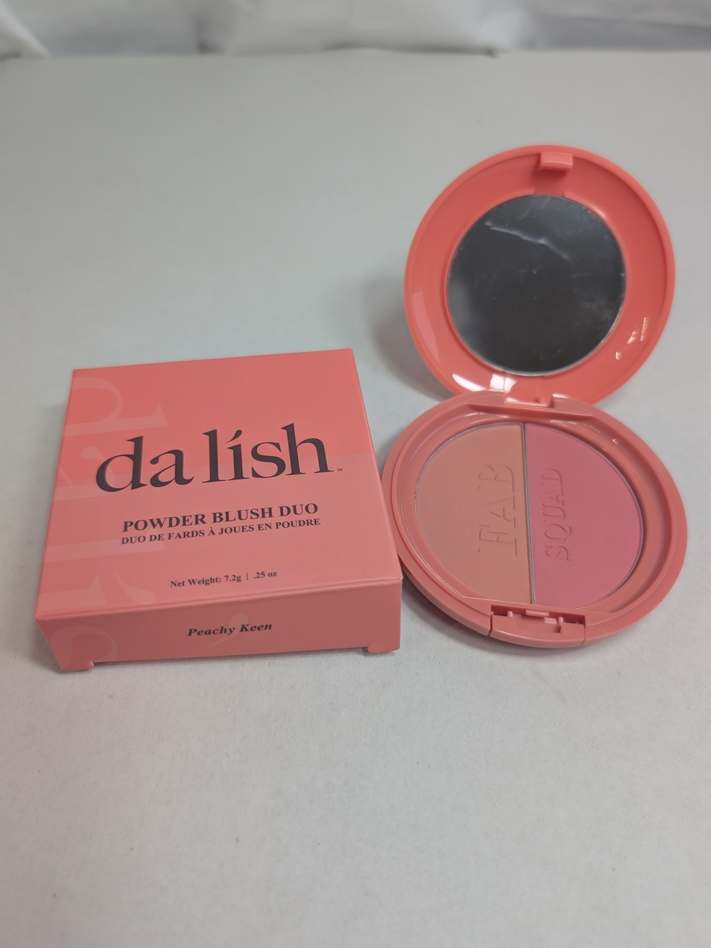 da lish Powder Blush Duo Peachy Keen (NIB) Vegan Cruelty Free